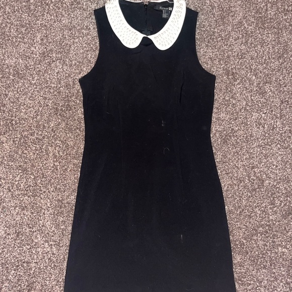 Forever 21 Women’s Dress US Small Audrey Hepburn Breakfast Tiffany’s Black Mini - Picture 2 of 5
